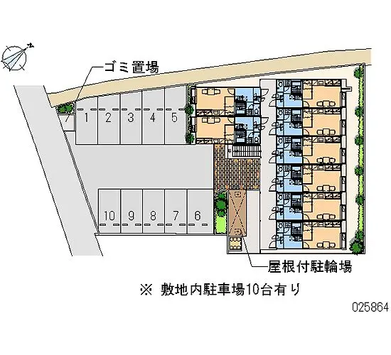 ★手数料０円★久留米市梅満町 月極駐車場